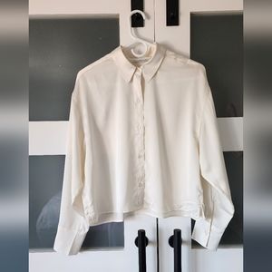 Abercrombie silky button down top